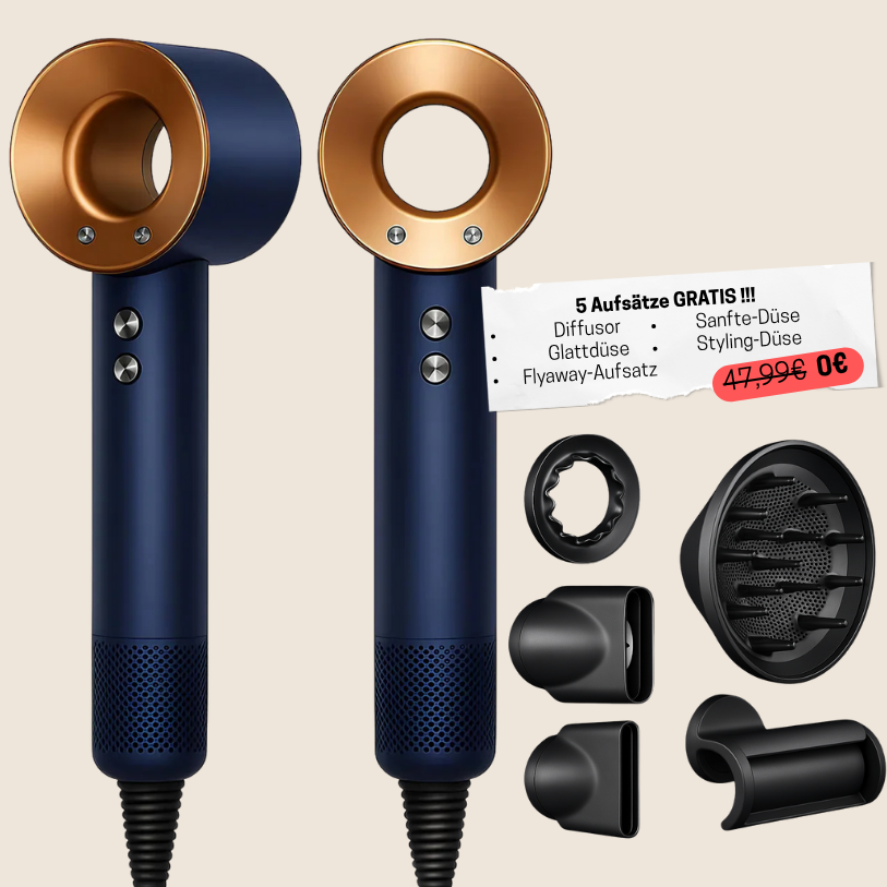 ECHOORIA™ 5-in-1 "AuraDry" Hair Dryer