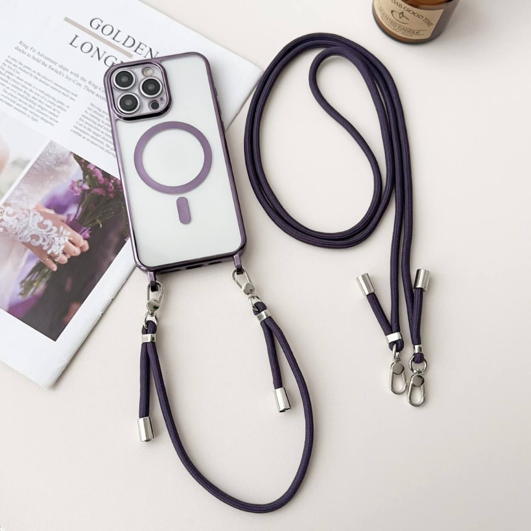 iPhone MagSafe Shoulder Strap Case | "Saint"