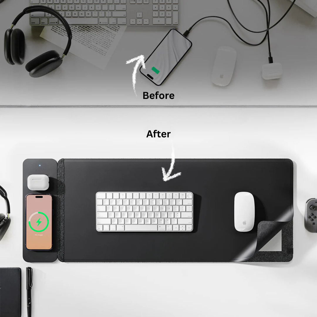 "EchoCharge" Desk Mat