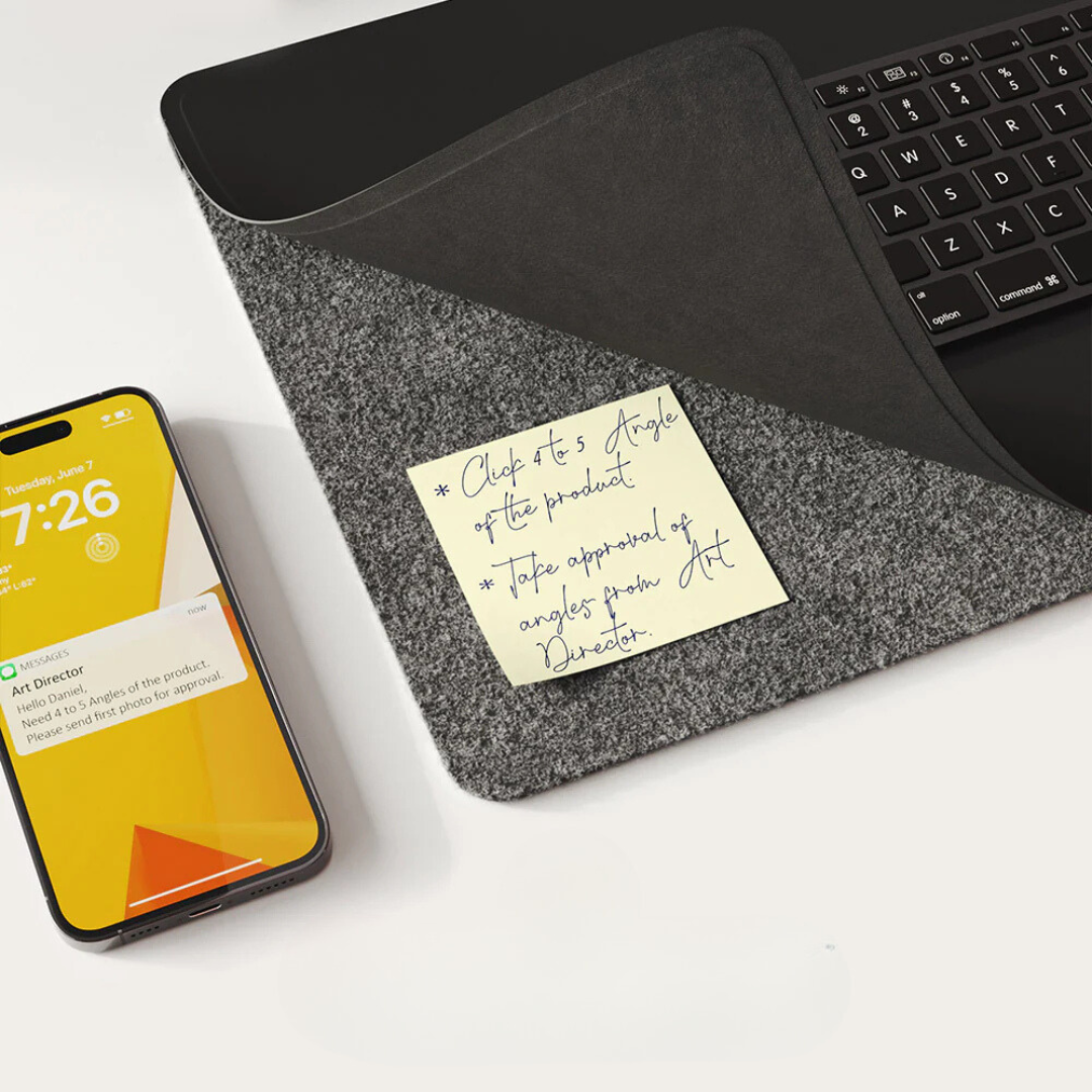 "EchoCharge" Desk Mat