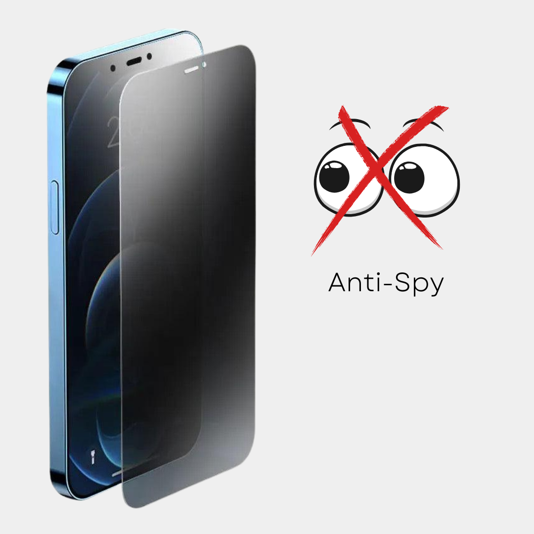 iPhone Tempered Glass Screen Protector with Privacy Filter