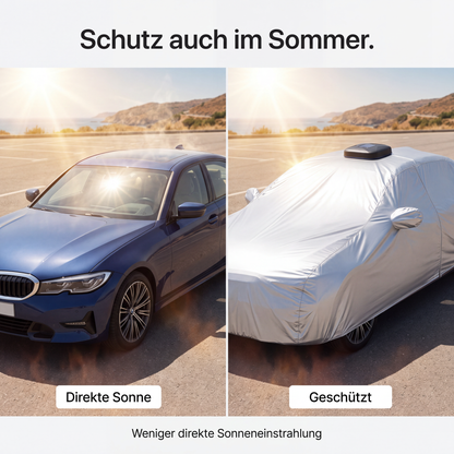 Solarbetriebene, vollautomatische Smart-Autoabdeckung