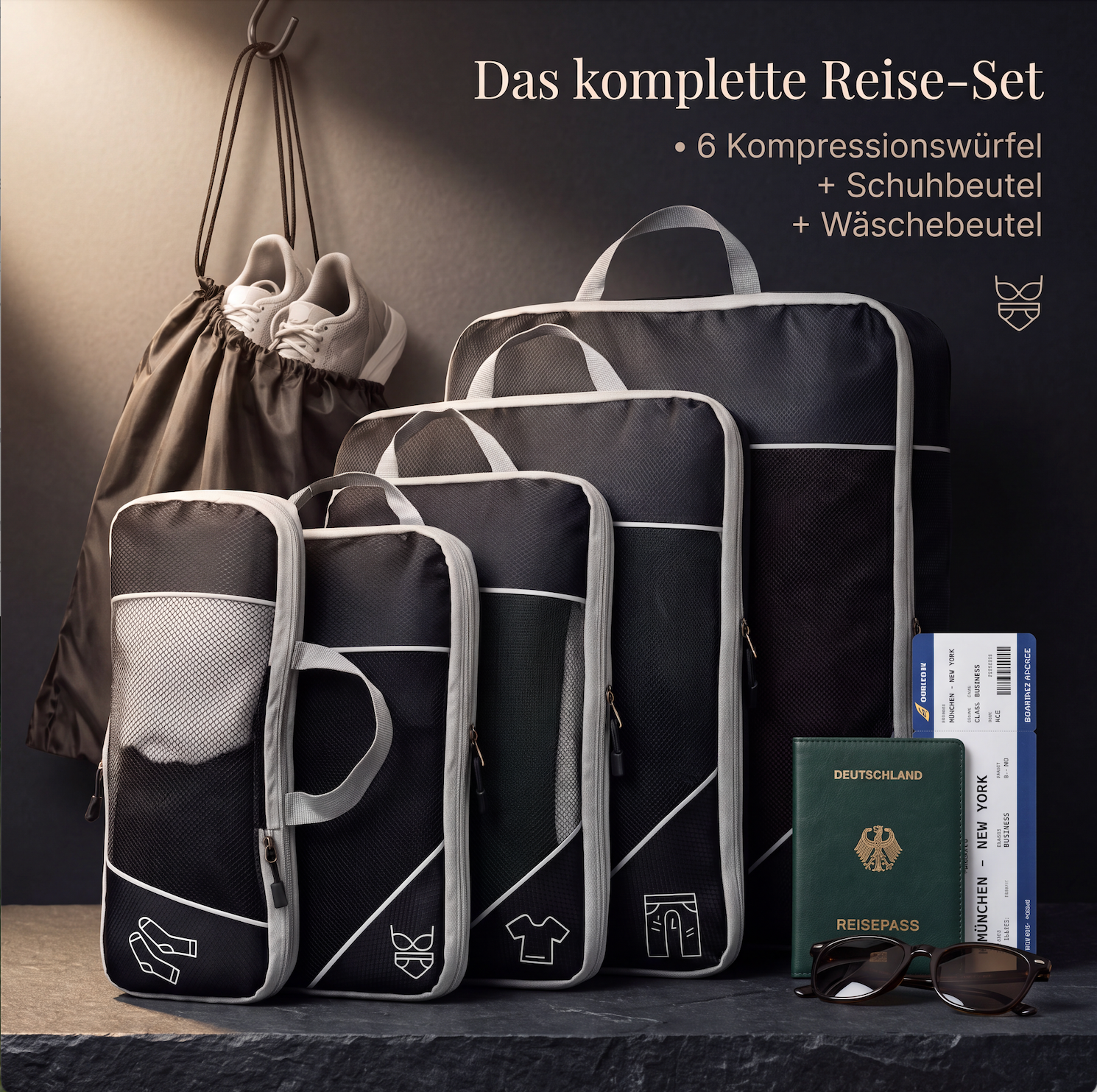ECHOORIA PackPro | Suitcase Organizer with Compression