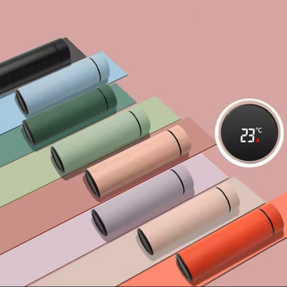 Smart Thermos Bottle with Temperature Display