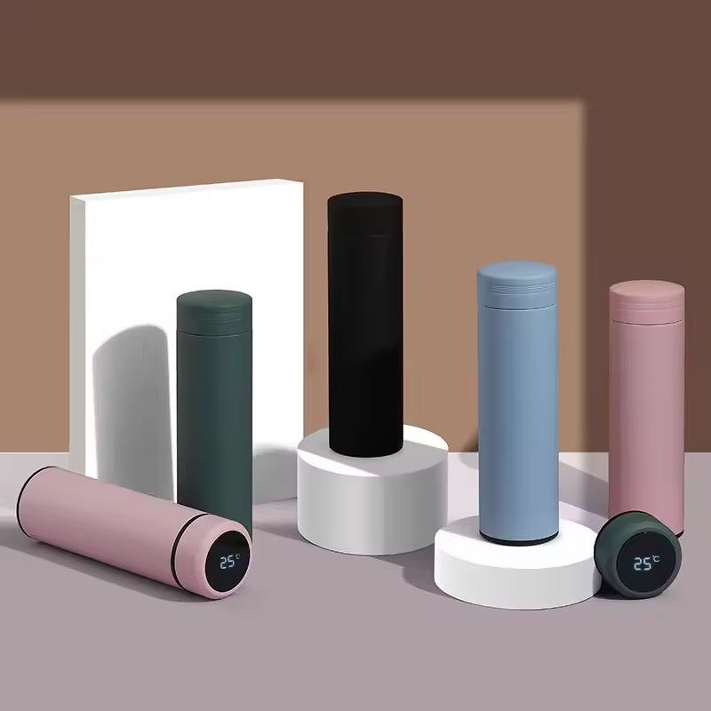 Smart Thermos Bottle with Temperature Display