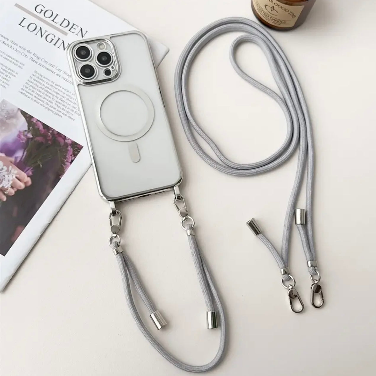 iPhone MagSafe Shoulder Strap Case | "Saint"