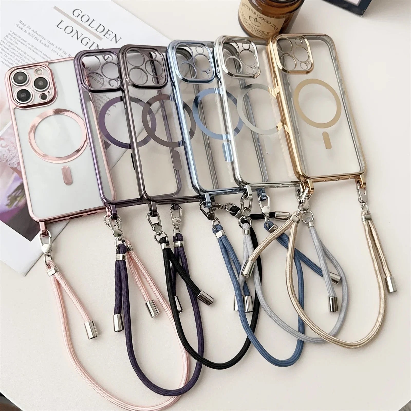 iPhone MagSafe Shoulder Strap Case | "Saint"