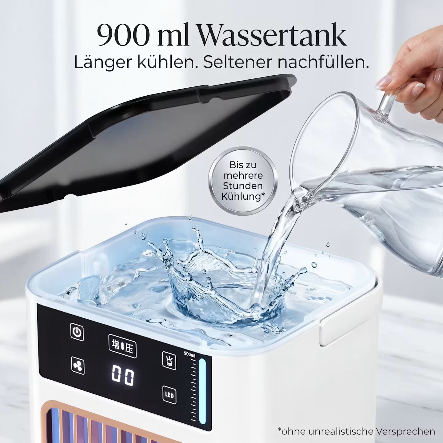 ECHOORIA CoolMist Pro™ – Cooling Humidifier & Table Fan