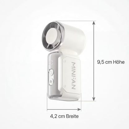 ECHOORIA FrostFlow™ – Handheld Fan with Ice Cooling