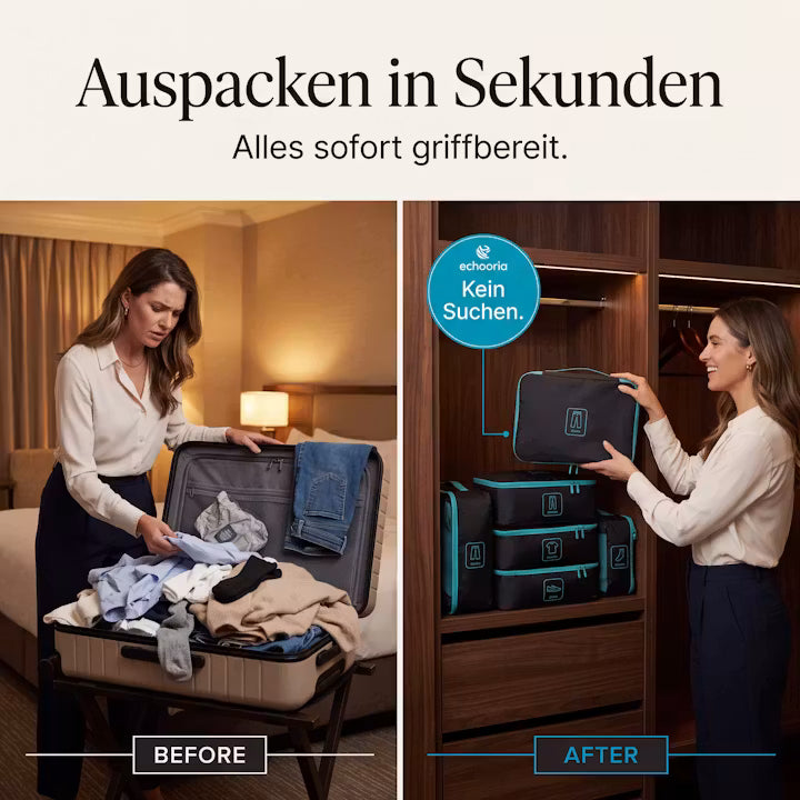 ECHOORIA PackPro | Suitcase Organizer with Compression