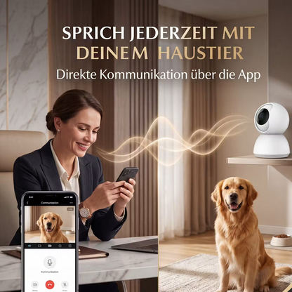 Echooria™ PetWatch Pro - Smart Wi-Fi Dog Camera with Night Vision & App Control