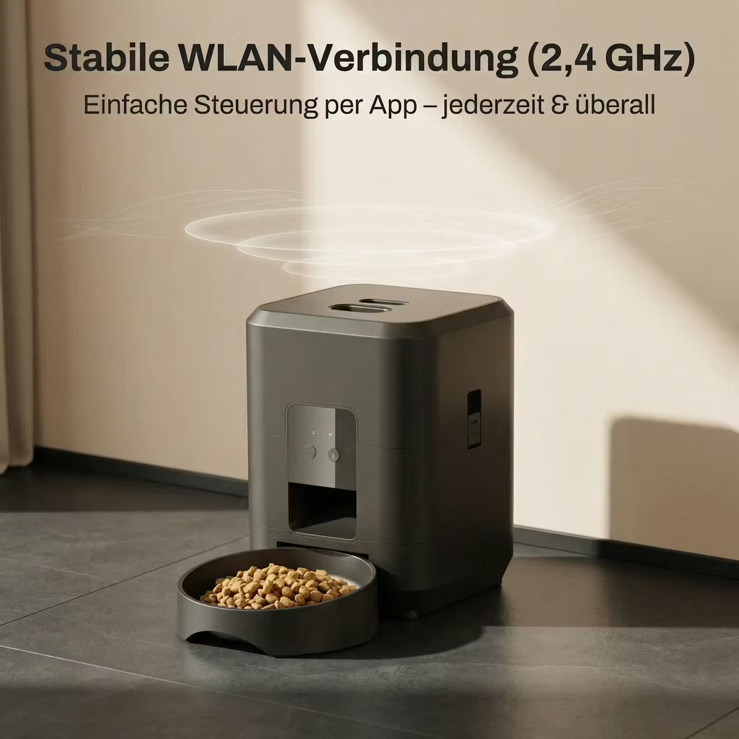 Smart automatic feeder with app control