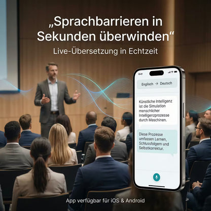Real-time translation headphones with AI voice assistance
