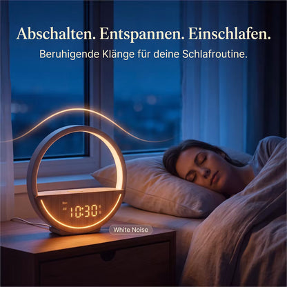 Nachtlicht mit Wecker & Weißem Rauschen