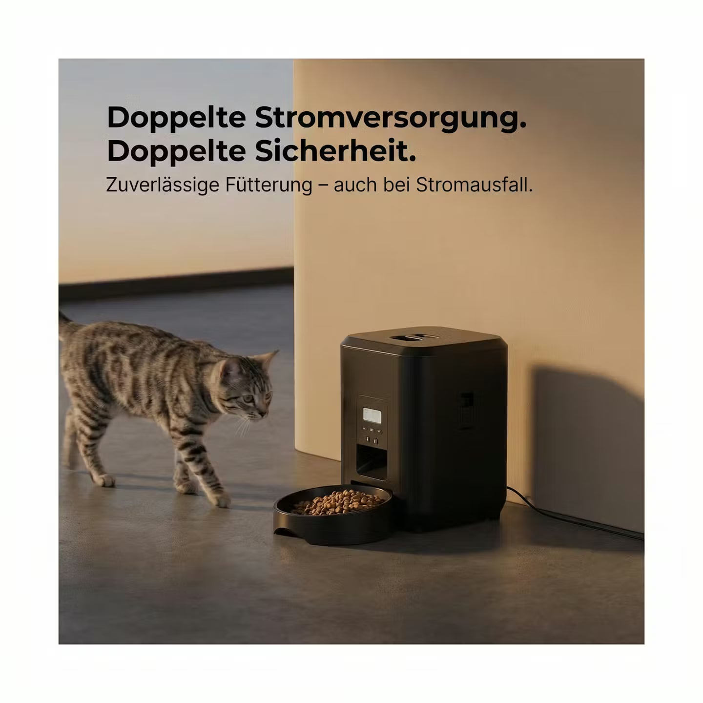 Smart automatic feeder with app control