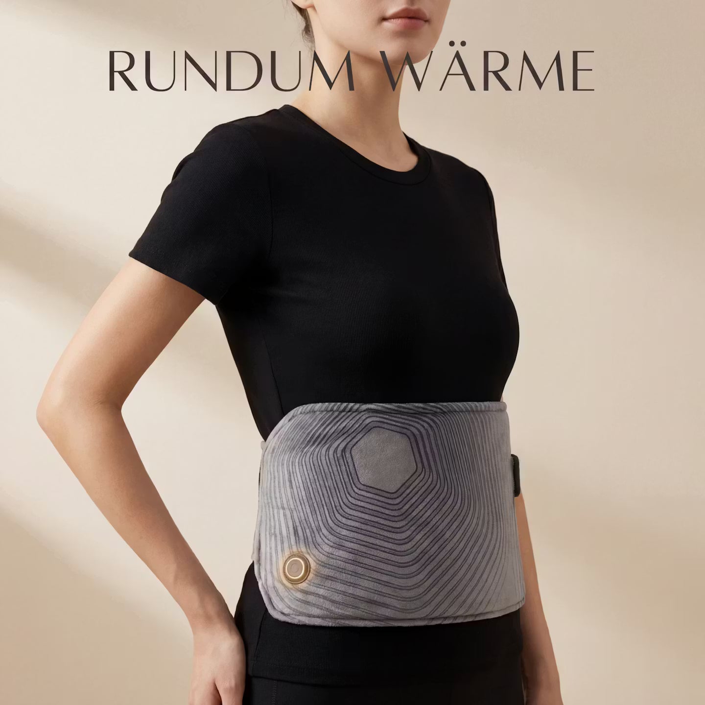 Heated waist belt