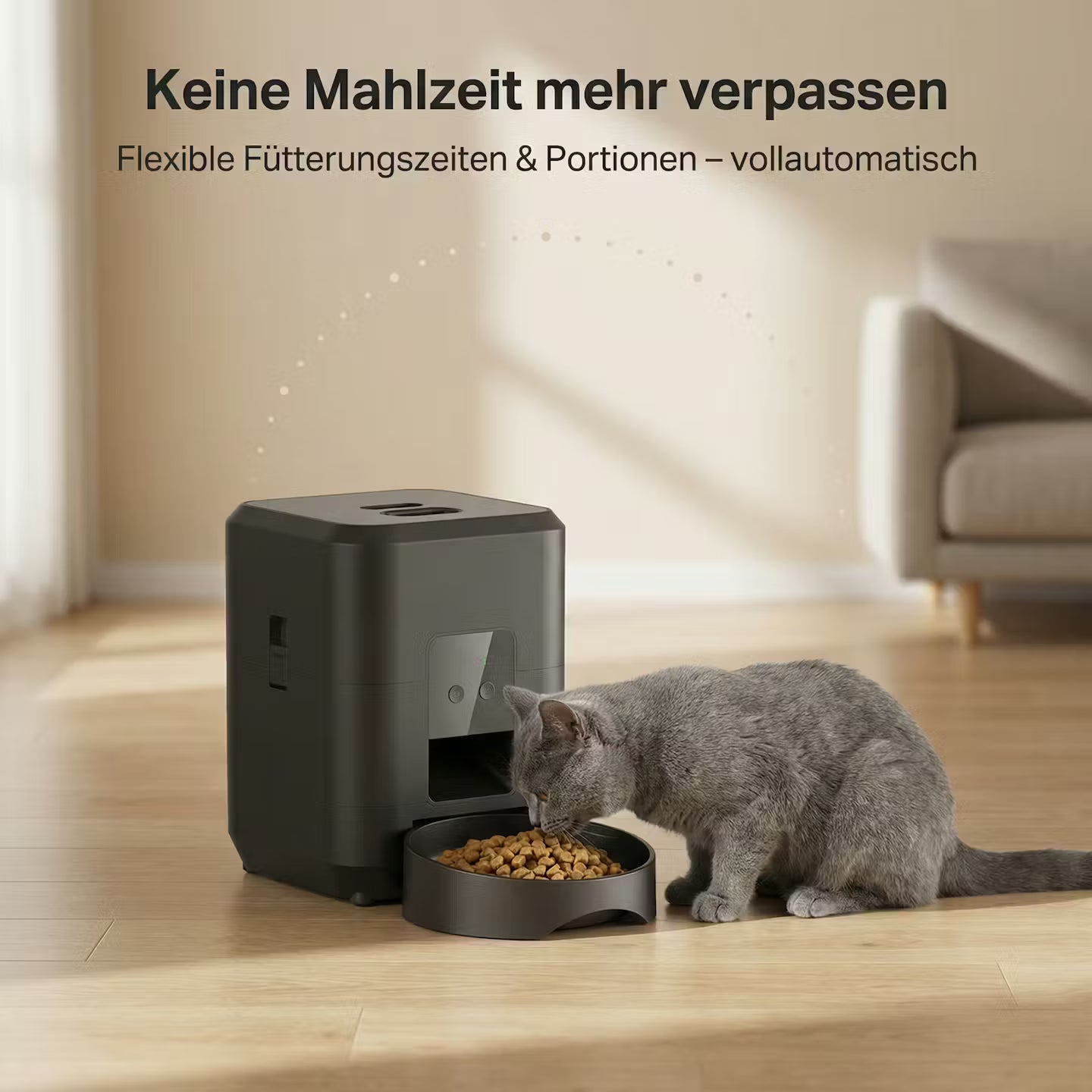 Smart automatic feeder with app control