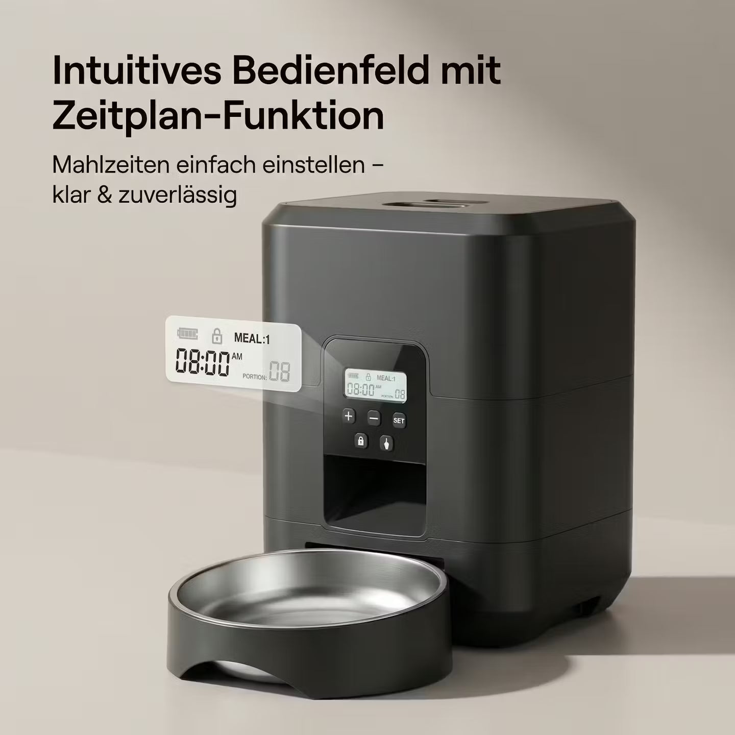 Smart automatic feeder with app control