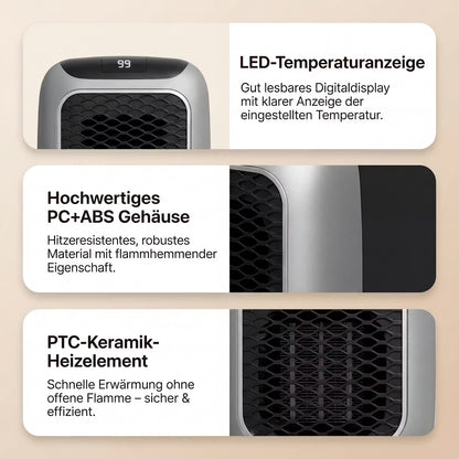 MiniHeat Pro Wall-Mounted Fan Heater