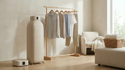 Portable clothes dryer with UV sterilization