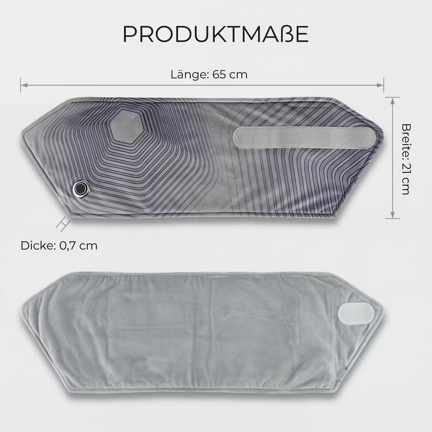 Heated waist belt