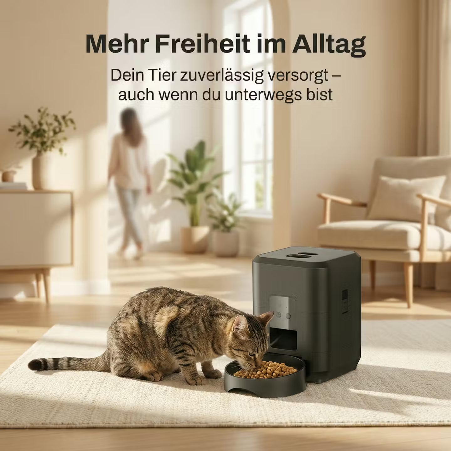 Smart automatic feeder with app control