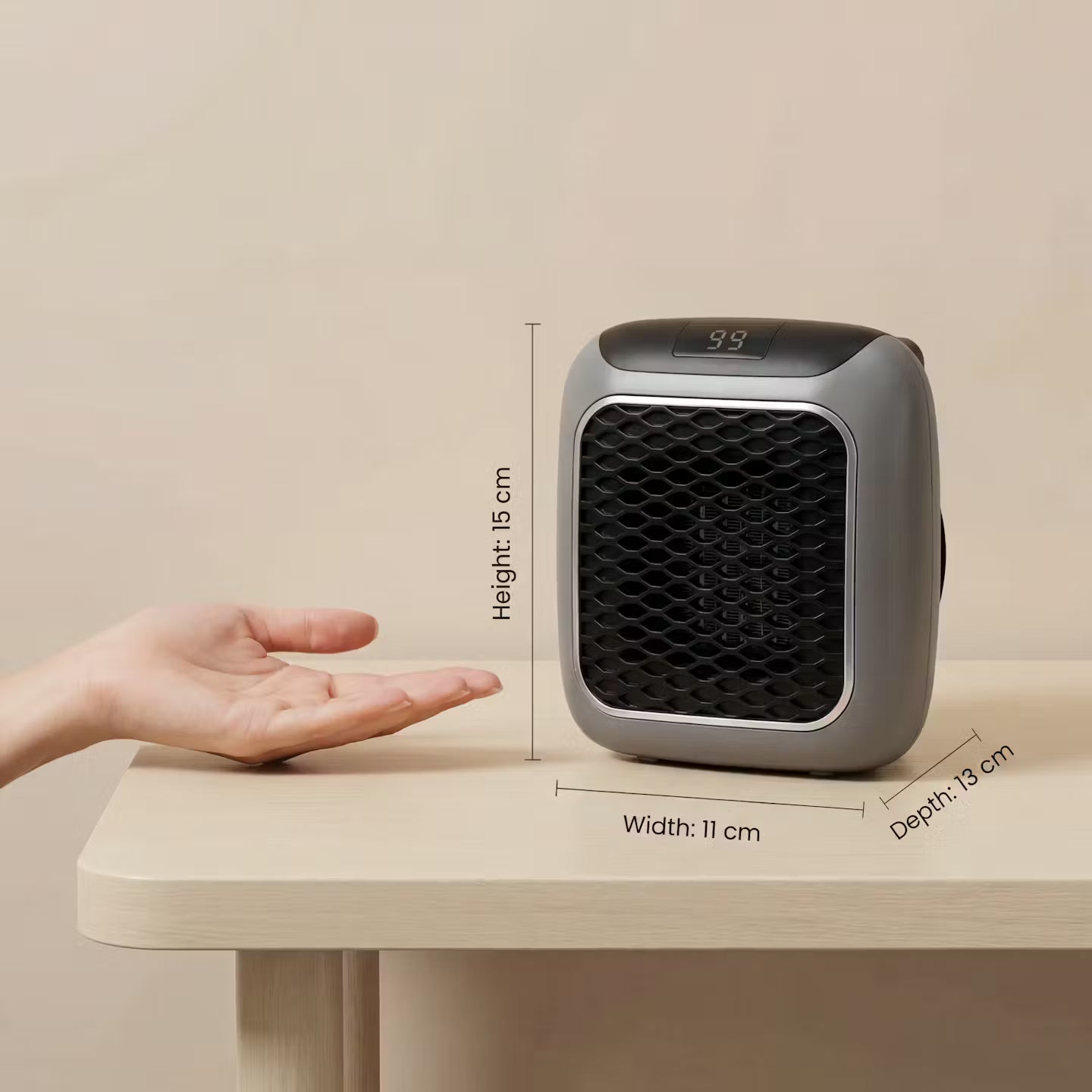 MiniHeat Pro Wall-Mounted Fan Heater