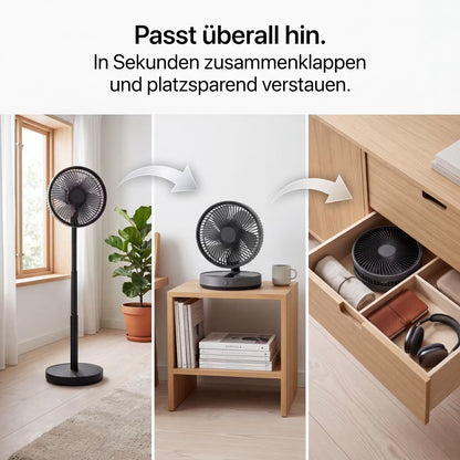 ECHOORIA FlexBreeze™ – Cordless 4-in-1 Tower Fan