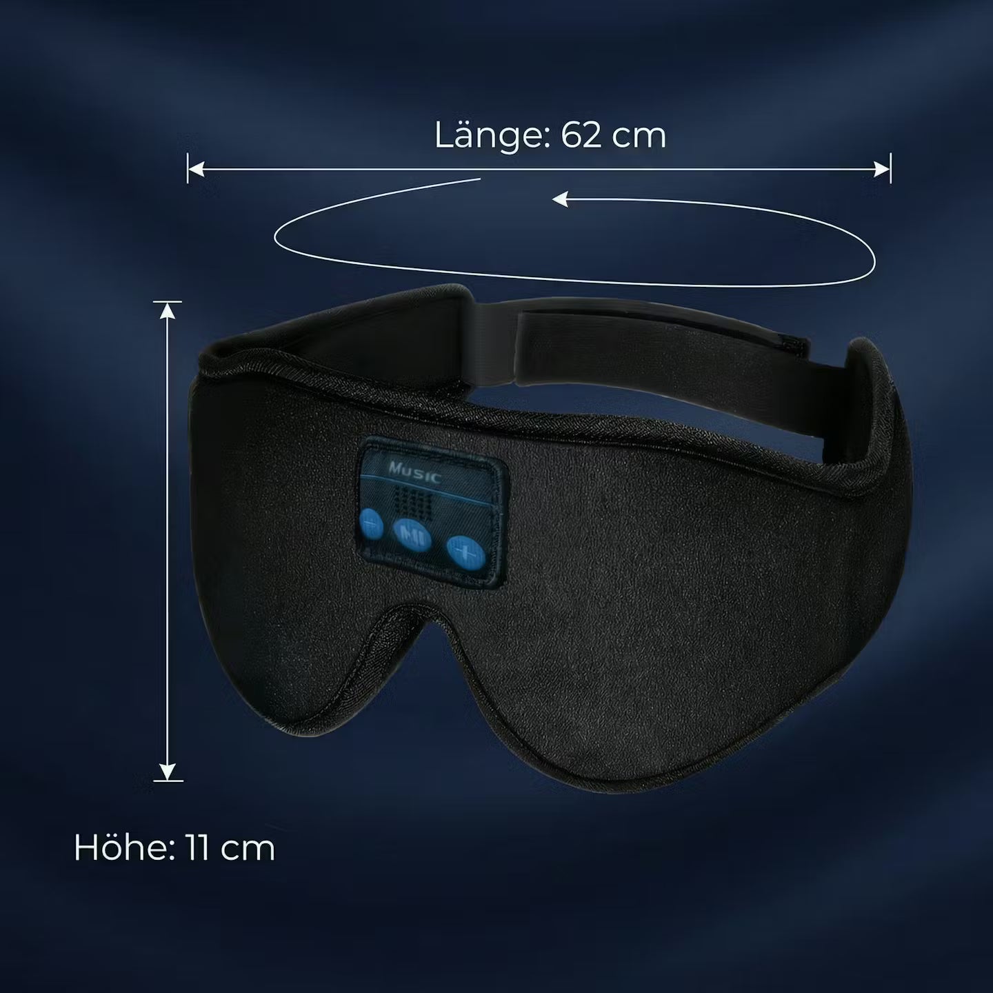 SleepSound™ Sleep Mask with Bluetooth Audio